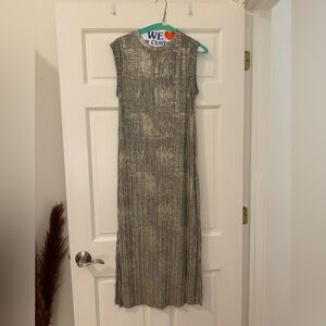Gold and Silver knit dress